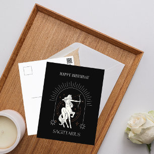 Carte Postale JoyeuxAnniversaire Mystique Sagittaire Zodiaque