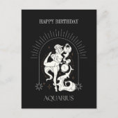 Carte Postale JoyeuxAnniversaire Mystique Verseau Zodiaque (Devant)