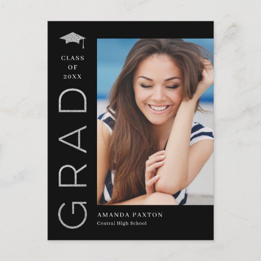 Carte postale Joyful Grad Editable Color Graduatio (Devant)