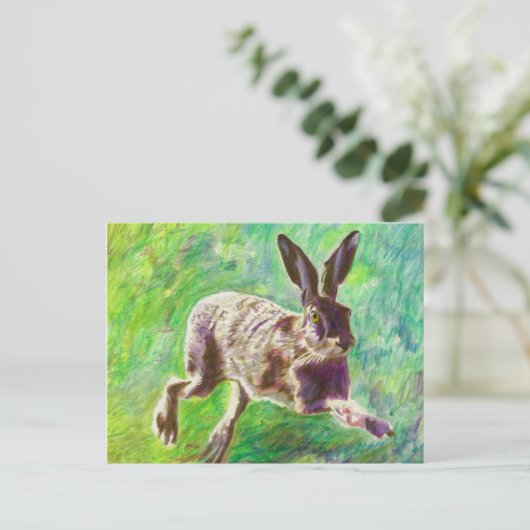 Carte Postale Joyful hare 2011 (Debout devant)