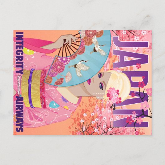 Carte Postale Joyful in Japan (Devant)