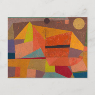Carte Postale Joyful Mountain Landcape par Paul Klee