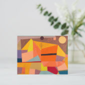 Carte Postale Joyful Mountain Landscape, Paul Klee Art Abstrait (Debout devant)