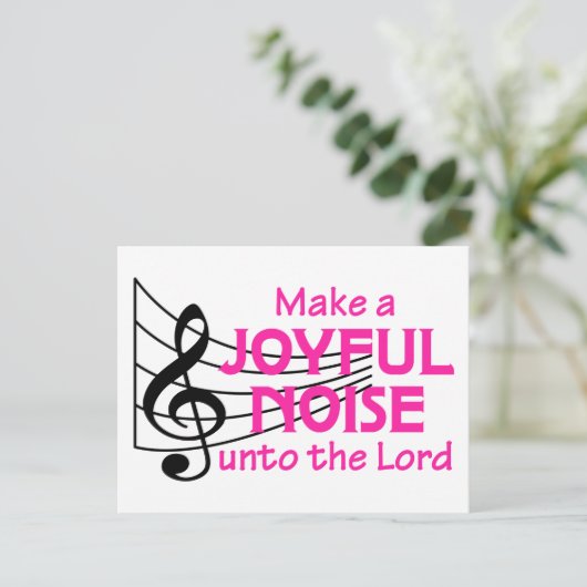 Carte Postale Joyful noise (Debout devant)
