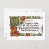 Carte Postale Joys d'amitié (Devant / Derrière)