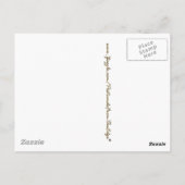 Carte Postale Joys d'amitié (Dos)