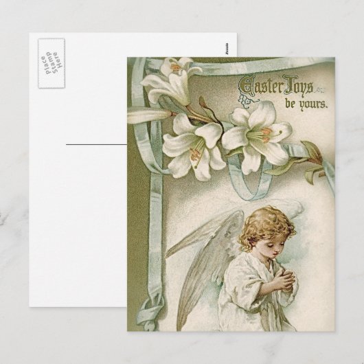 Carte postale : Joys de Pâques (Devant / Derrière)