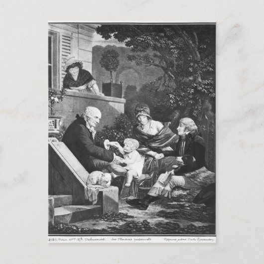 Carte Postale Joys d'être père, c.1797 (Devant)