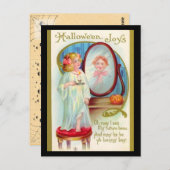 Carte Postale Joys d'Halloween vintage (Devant / Derrière)