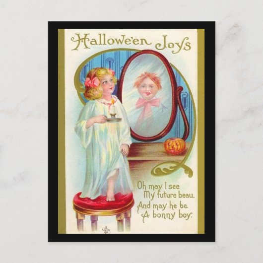 Carte Postale Joys d'Halloween vintage (Devant)