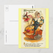 Carte Postale Joys d'Halloween vintage (Devant / Derrière)