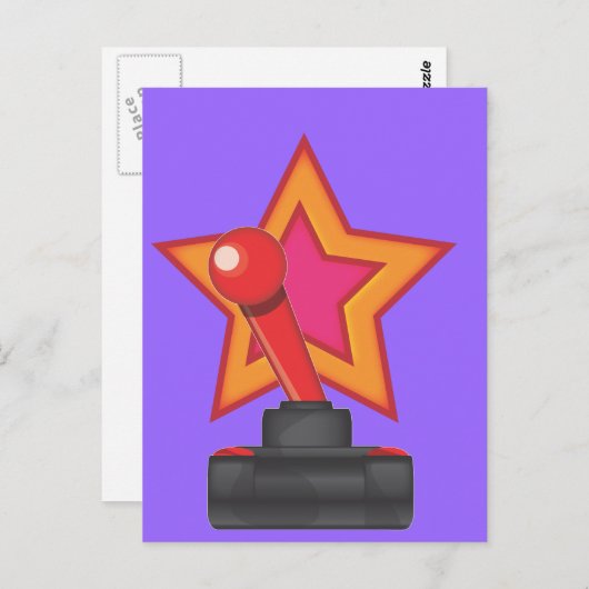 Carte Postale Joystick (Devant / Derrière)