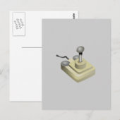 Carte Postale Joysticks rétro (Devant / Derrière)