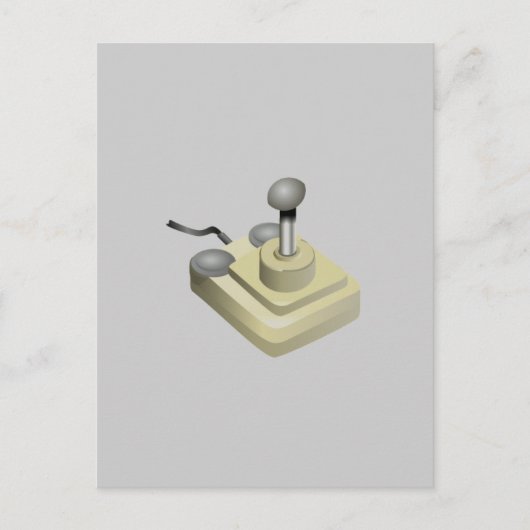 Carte Postale Joysticks rétro (Devant)