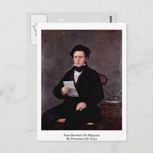 Carte Postale Juan Bautista De Muguiro Par Francisco De Goya (Devant / Derrière)