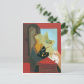 Carte Postale Juan Gris - La fenêtre du peintre (Debout devant)