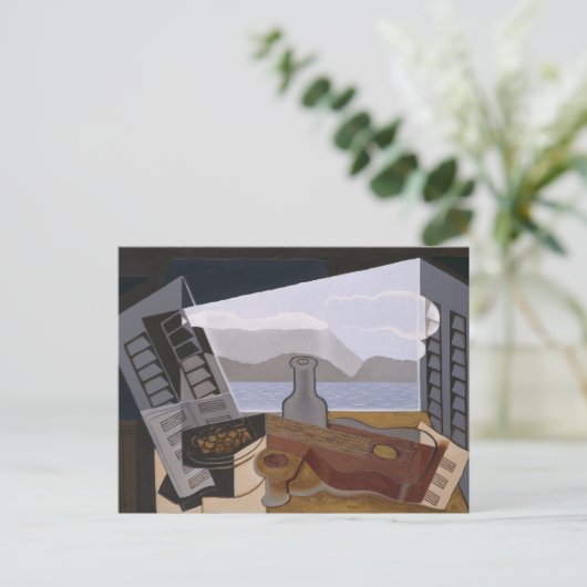 Carte Postale Juan Gris The Open Window Fine Art (Debout devant)
