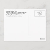 Carte Postale Juan Gris The Open Window Fine Art (Dos)