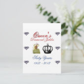 Carte Postale Jubilé de diamants du Queens 1952-2012 60 ans (Debout devant)