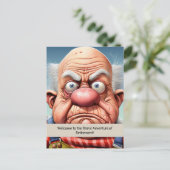 Carte Postale Jubilé d'humour de retraite Anniversaire (Debout devant)