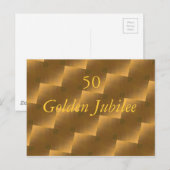 Carte Postale Jubilé d'or (Devant / Derrière)