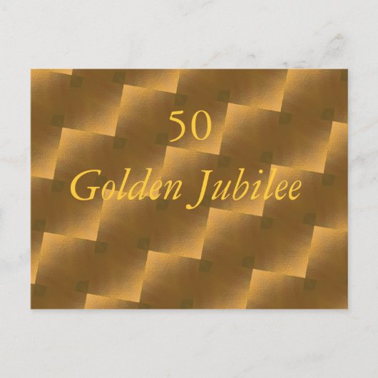 Carte Postale Jubilé d'or (Devant)