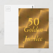 Carte Postale Jubilé d'or (Devant / Derrière)