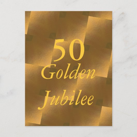 Carte Postale Jubilé d'or (Devant)