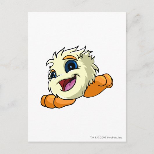 Carte Postale JubJub blanc (Devant)