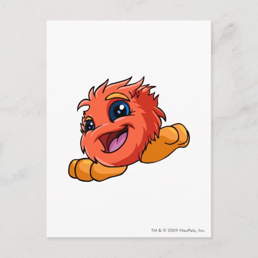 Carte Postale JubJub rouge (Devant)