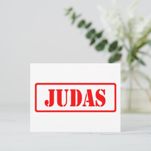Carte Postale Judas (Debout devant)