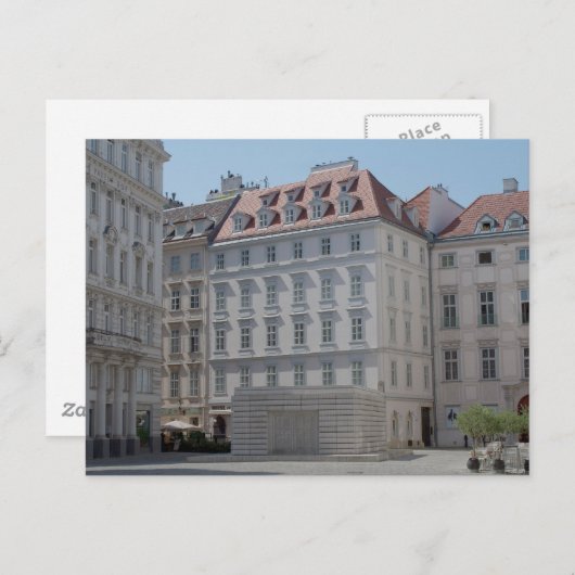 Carte Postale Judenplatz, Vienne Autriche (Devant / Derrière)