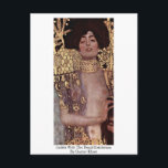 Carte Postale Judith avec la tête d'Holoferne par Gustav Klimt<br><div class="desc">Judith avec la tête d'Holoferne par Gustav Klimt.

Judith avec la tête d'Holoferne (détruit) chef-d'œuvre de Gustav Klimt.

 Gustav Klimt : peintre symboliste autrichien et l'un des membres les plus éminents du mouvement de la Sécession viennoise.Ses œuvres majeures comprennent des peintures,  des fresques,  des croquis et d'autres objets d'art.</div>