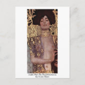 Carte Postale Judith avec la tête d'Holoferne par Gustav Klimt (Devant)