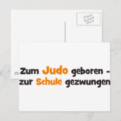 Carte Postale Judo (Devant / Derrière)