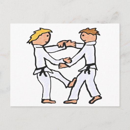 Carte Postale Judo (Devant)