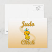 Carte Postale Judo Chick (Devant / Derrière)