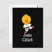 Carte postale Judo Chick (Devant / Derrière)