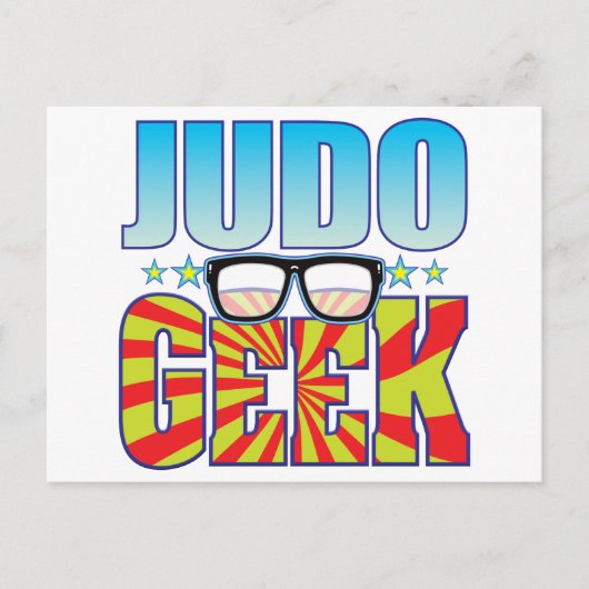 Carte Postale Judo Geek v4 (Devant)