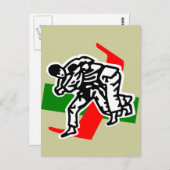 Carte Postale judo ju jitsu (Devant / Derrière)