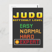 Carte Postale Judo Martial Arts Coach Console Expert (Devant / Derrière)