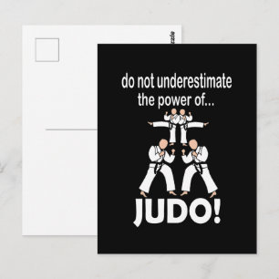 Carte Postale Judo Martial Arts Self Defense Taekwondo Judo
