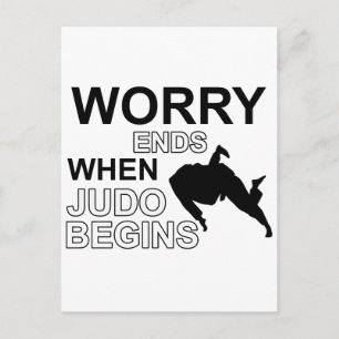 Carte Postale Judo T-shirt Design