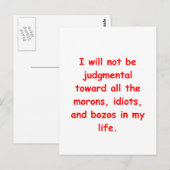 CARTE POSTALE JUGE (Devant / Derrière)