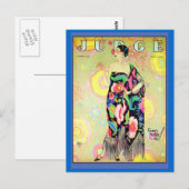 Carte Postale Juge Magazine Couverture 1926 (Devant / Derrière)