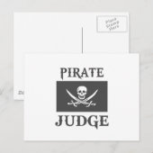 Carte Postale Juge Pirate (Devant / Derrière)