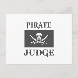 Carte Postale Juge Pirate