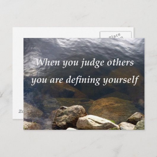 Carte Postale Jugement (Devant / Derrière)