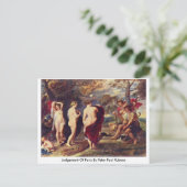 Carte Postale Jugement De Paris Par Peter Paul Rubens (Debout devant)