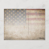 Carte Postale Juillet 4 Jour de l'Indépendance Conception du dra (Dos)